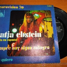 Discos de vinilo: KATJA EBSTEIN SIEMPRE HAY ALGUN MILAGRO SINGLE VINILO EUROVISION ALEMANIA 1970 CANTADO EN ESPAÑOL 