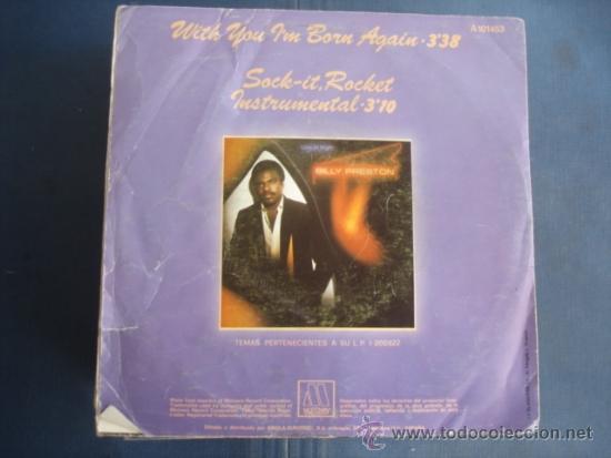 Discos de vinilo: BILLY PRESTON & SYREETA  WITH YOU I&acute;M BORN AGAIN - Foto 2