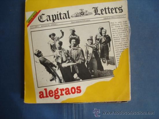 Discos de vinilo: CAPITAL LETTERS  ALEGRAOS - Foto 1