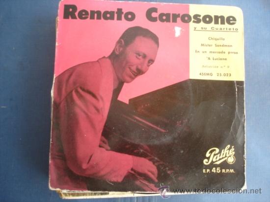 Discos de vinilo: RENATO CAROSONE  Y SU CUARTETO CHIQUILLO Ep - Foto 1