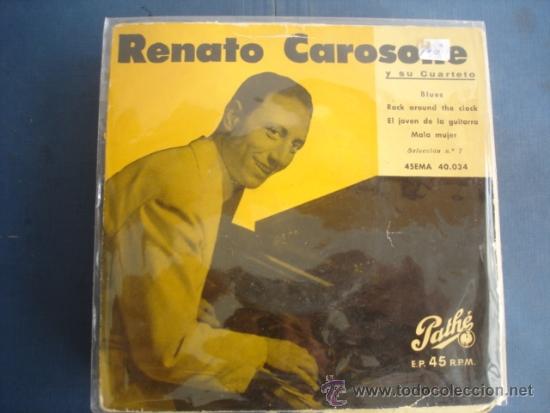 Discos de vinilo: RENATO CAROSONE  Y SU CUARTETO  BLUES  Ep - Foto 1