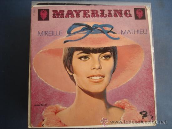Discos de vinilo: MIREILLE MATHIEU    MAYERLING  Ep 4 CANCIONES - Foto 1