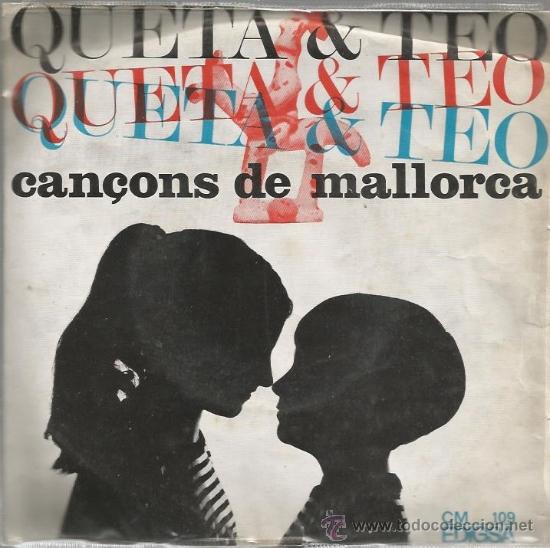 Discos de vinilo: EP QUETA TEO : CAN&Ccedil;ONS DE MALLORCA - Foto 1