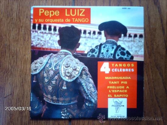 Discos de vinilo: pepe luiz  y su orquesta  de tango  -  madrugada  +  3 - Foto 1