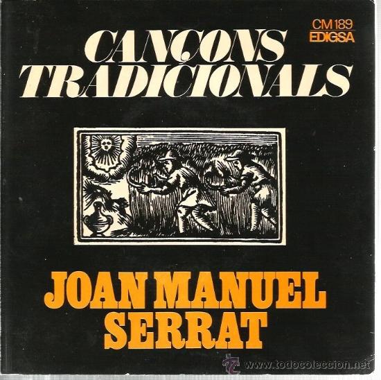 Discos de vinilo: EP JOAN MANUEL SERRAT : EL BALL DE LA CIVADA + 3 - Foto 1