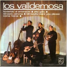 Discos de vinilo: EP LOS VALLDEMOSA : LLOVIENDO AL AMANECER ( GORDON LIGHTFOOT EARLY MORNIN´RAIN, CANTADA EN ESPAÑOL )