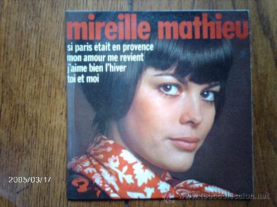 Discos de vinilo: mireille mathieu  -  mon amour me revient  +  3 - Foto 1