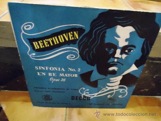 Discos de vinilo: BEETHOVEN SINFONIA N&ordm; 2 EN RE MAYOR - Foto 1