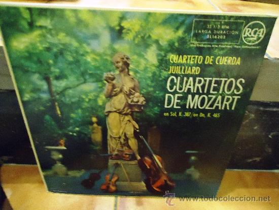 Discos de vinilo: CUARTETOS DE MOZART CUARTETO DE CUERDA JUILLIARD - Foto 1