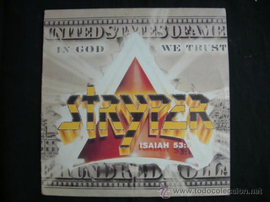 Discos de vinilo: LP STRYPER // IN GOD WE TRUST - Foto 1
