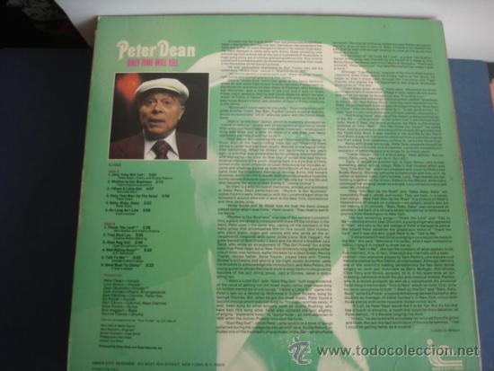 Discos de vinilo: PETER DEAN   ONLY TIME WILL TELL - Foto 2