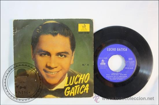 Discos de vinilo: Lucho Gatica - El Reloj - Odeon - 1958 -  Espa&ntilde;a - Foto 1