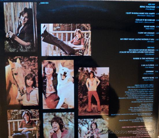 Discos de vinilo: David Cassidy - Cherish - Edici&oacute;n de 1972 de Espa&ntilde;a - Foto 2