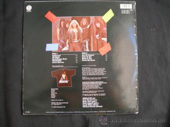 Discos de vinilo: LP WARLOCK // HELLBOUND - Foto 2