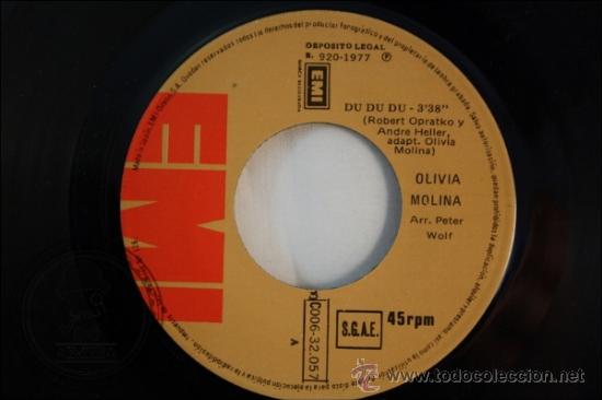 Discos de vinilo: Olivia Molina - Du du du - Emi / Odeon - 1977 - Espa&ntilde;a - Foto 2