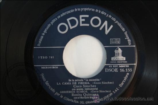 Discos de vinilo: La Escondida - Odeon - Espa&ntilde;a - Foto 2