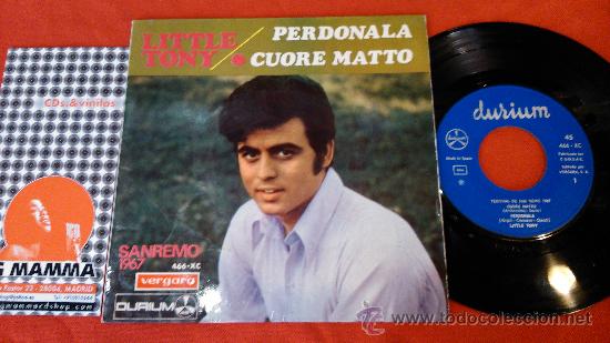 Dischi in vinile: little tony perdonala san remo 1967 ep