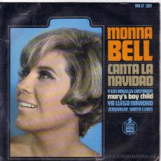 Discos de vinilo: MONNA BELL CANTA A LA NAVIDAD EP DEL SELLO HISPAVOX. Lote 38961430
