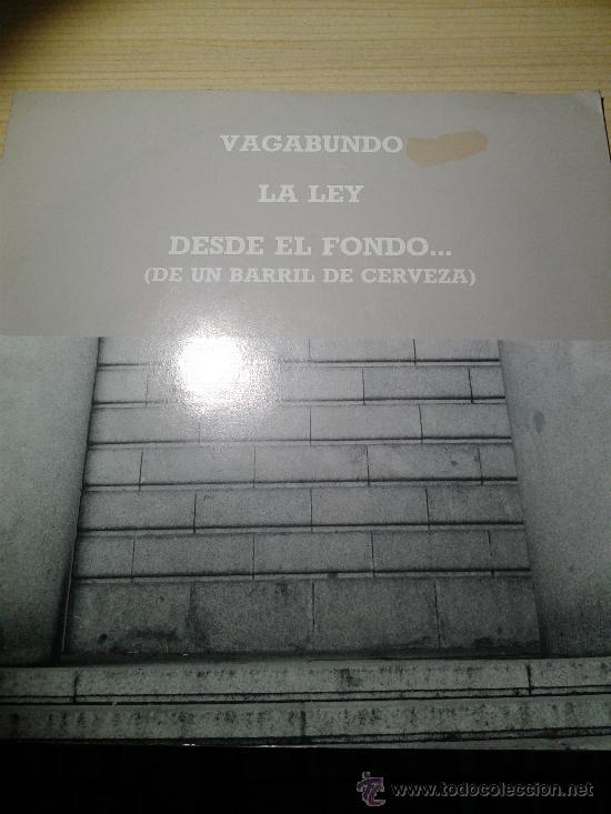 Discos de vinilo: DELINCUENCIA SONORA - VAGABUNDO (SINGLE) - Foto 2