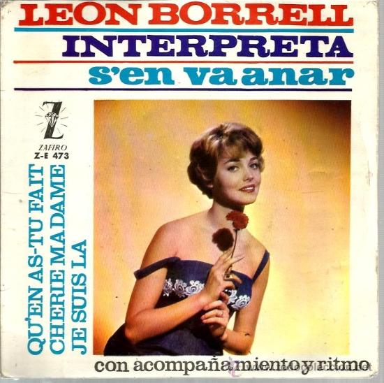 Discos de vinilo: EP LEON BORRELL : S&acute;EN VA ANAR + 3 - Foto 1