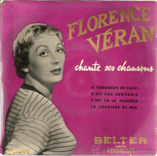 Discos de vinilo: EP FLORENCE VERAN : LE FORGERON DE CALVI - Foto 1