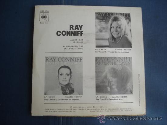 Discos de vinilo: RAY CONNIFF   JAMAS / EL PROGRESO - Foto 2