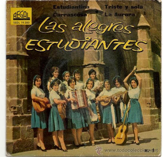 Discos de vinilo: LAS ALEGRES ESTUDIANTES, REGAL 1961 - Foto 1
