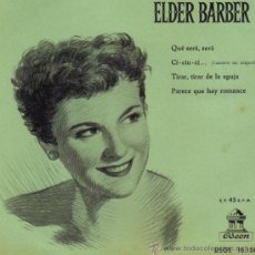 Discos de vinilo: ELDER BARBER EP SELLO ODEON EDITADO EN ESPAÑA AÑO 1958. Lote 38974907