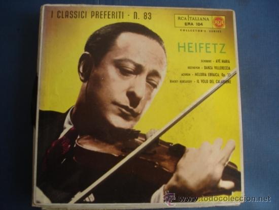 Discos de vinilo: JASHA HEIFETZ  AVE MARIA  EP  4 TRACKS - Foto 1