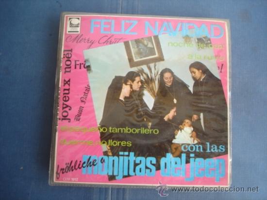 Discos de vinilo: FELIZ NAVIDAD CON LAS MONJITAS DEL JEEP - Foto 1