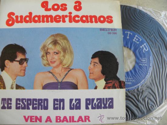 Discos de vinilo: LOS 3 SUDAMERICANOS -SINGLE 1974 -IMPECABLE - Foto 1