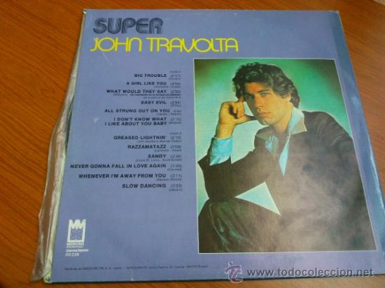 Discos de vinilo: SUPER JOHN TRAVOLTA - Foto 2