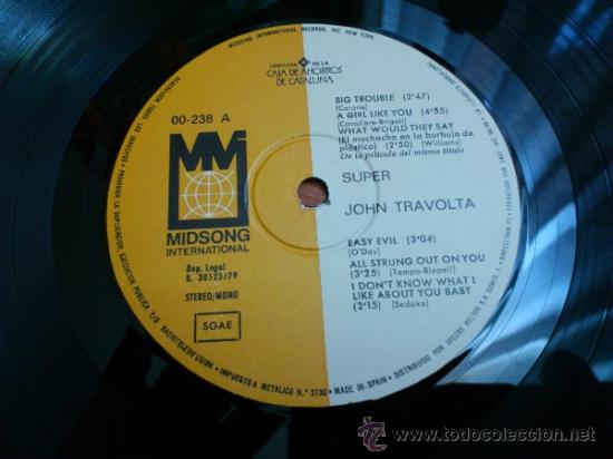 Discos de vinilo: SUPER JOHN TRAVOLTA - Foto 10