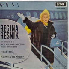 Discos de vinilo: REGINE RESNIK EP SELLO DECCA EDITADO EN ESPAÑA AÑO 1963. Lote 38991772