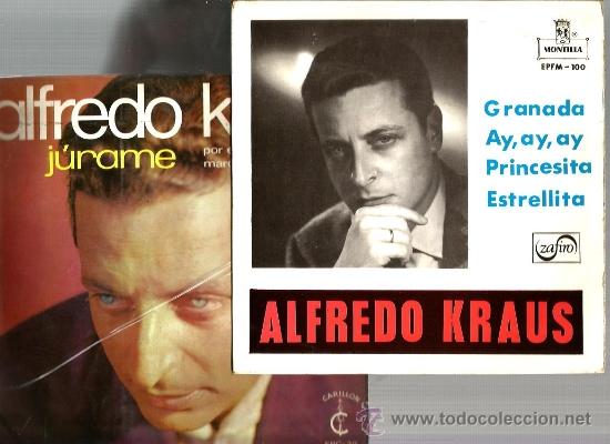 Discos de vinilo: 5 EP&acute;S DE ALFREDO KRAUS - Foto 1