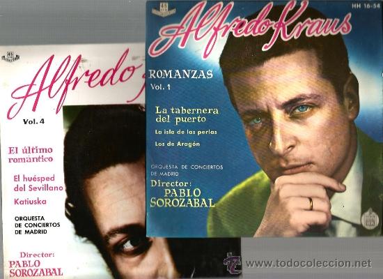 Discos de vinilo: 5 EP&acute;S DE ALFREDO KRAUS - Foto 2