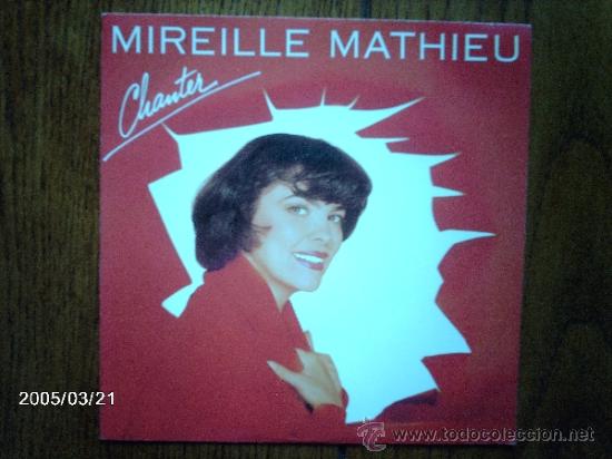 Discos de vinilo: mireille mathieu  -  chanter  +  blue paradise - Foto 1