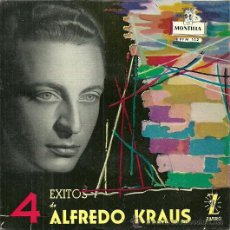 Discos de vinilo: ALFREDO KRAUS EP SELLO MONTILLA-ZAFIRO AÑO 1959 EDITADO EN ESPAÑA. Lote 39011071