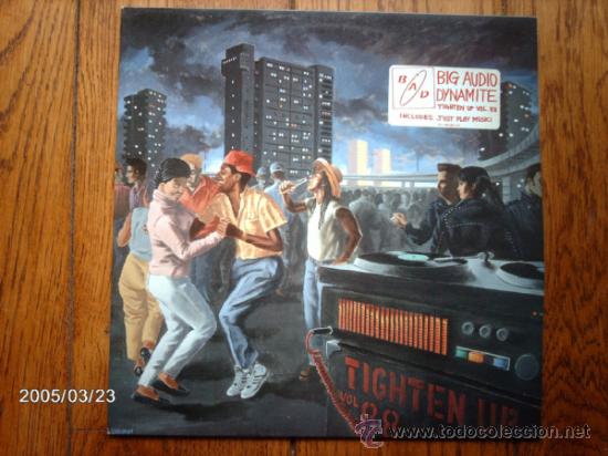 Discos de vinilo: big audio dynamite  -  tighten up vol. 88 - Foto 1