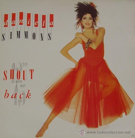 Discos de vinilo: DANIELA SIMMONS-SHOUT BACK MAXI SINGLE VINILO 1988 SPAIN - Foto 1