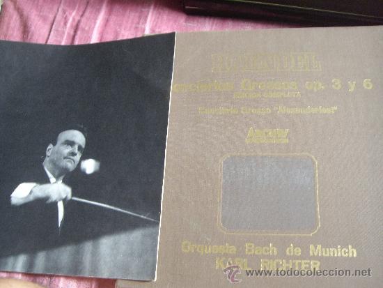 Discos de vinilo: caja-haendel-conciertos grossos-or-bach de munich- 6 lps con libreto-archiv production