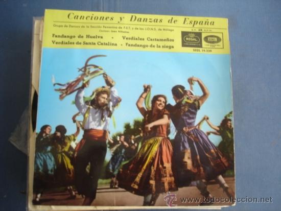 Disques de vinyle: CANCIONES Y DANZAS DE ESPA&Ntilde;A  FANDANGOS /  VERDIALES