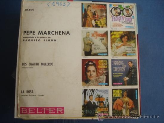 Discos de vinilo: PEPE MARCHENA LOS CUATRO MULEROS - Foto 2