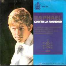 Discos de vinilo: RAPHAEL CANTA LA NAVIDAD. EL TAMBORILERO.CAMPANAS DE PLATA. + 2. HIXPAVOX 1965. TODO EN FOTOS.. Lote 39084979