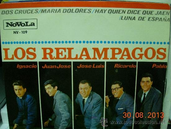Discos de vinilo: Los relampagos EP Dos cruces - Foto 1
