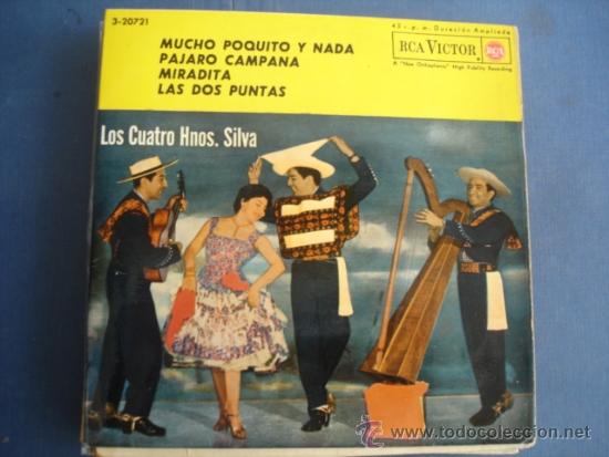 Disques de vinyle: LOS CUATRO HNOS. SILVA  MUCHO POQUITO Y NADA  EP