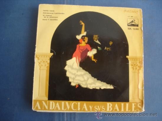 Discos de vinilo: ANDALUCIA Y SUS BAILES - Foto 1