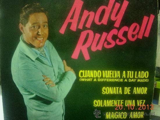 Discos de vinilo: Andy Rusell EP Cuando vuelva a tu lado - Foto 1