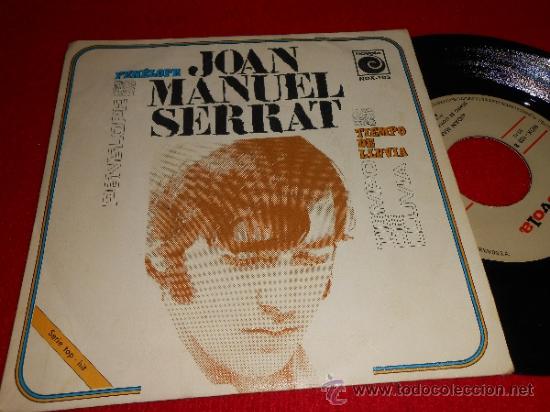 Discos de vinilo: JOAN MANUEL SERRAT PENELOPE/TIEMPO DE LLUVIA 7&rdquo; SINGLE 1969 NOVOLA