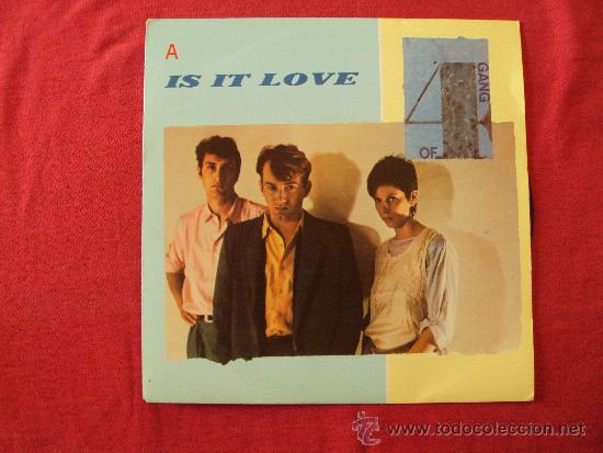 GANG OF FOUR, IS IT LOVE (EMI 1983) SINGLE PROMOCIONAL ESPAÑA (Música - Discos - Singles Vinilo - Punk - Hard Core)